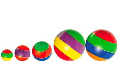 Купить Мячи резиновые (комплект из 5 мячей различного диаметра) в Яхроме 