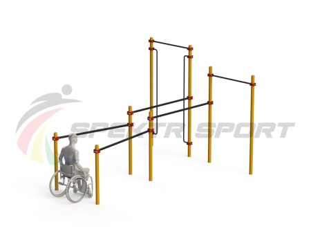 Купить Спортивный комплекс для инвалидов-колясочников WRK-D19_76mm в Яхроме 