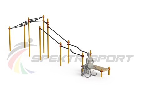 Купить Спортивный комплекс для инвалидов-колясочников WRK-D22_76mm в Яхроме 